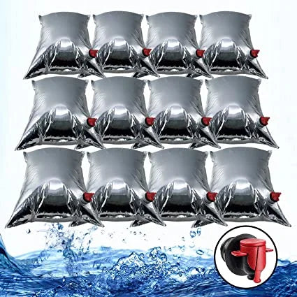 10 collapsible water bags + 15 liter tap