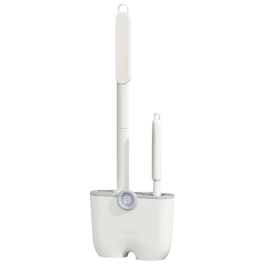 Modern toilet brush with holder and brush