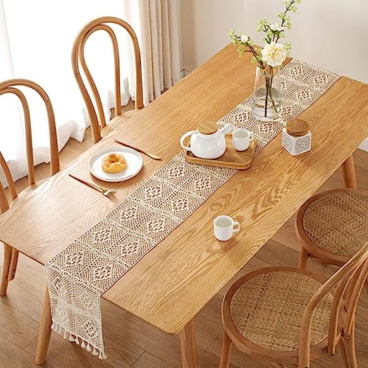 Tablecloth for center table BEIGE 180x24cm