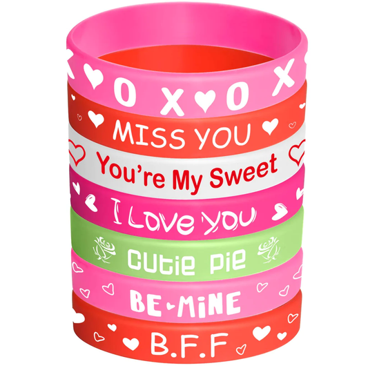 70 Pieces Rubber Bracelet for children IN ENGLISH